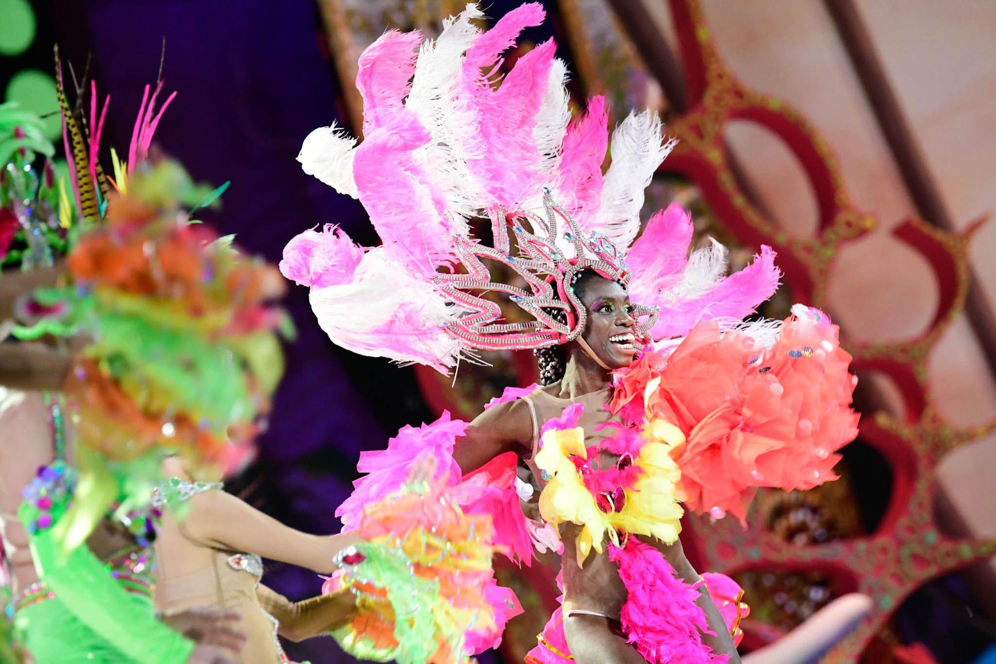 Yoruba actúa en el Concurso de Comparsas del Carnaval de Las Palmas de Gran Canaria 2022