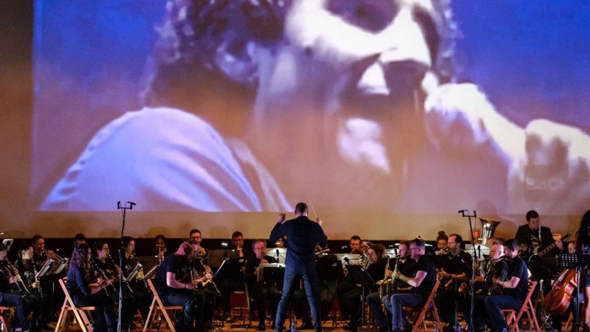 Un concierto de la Banda de Música de Sant Antoni. | SERGIO G. CAÑIZARES