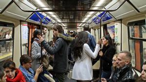 Somriures al metro