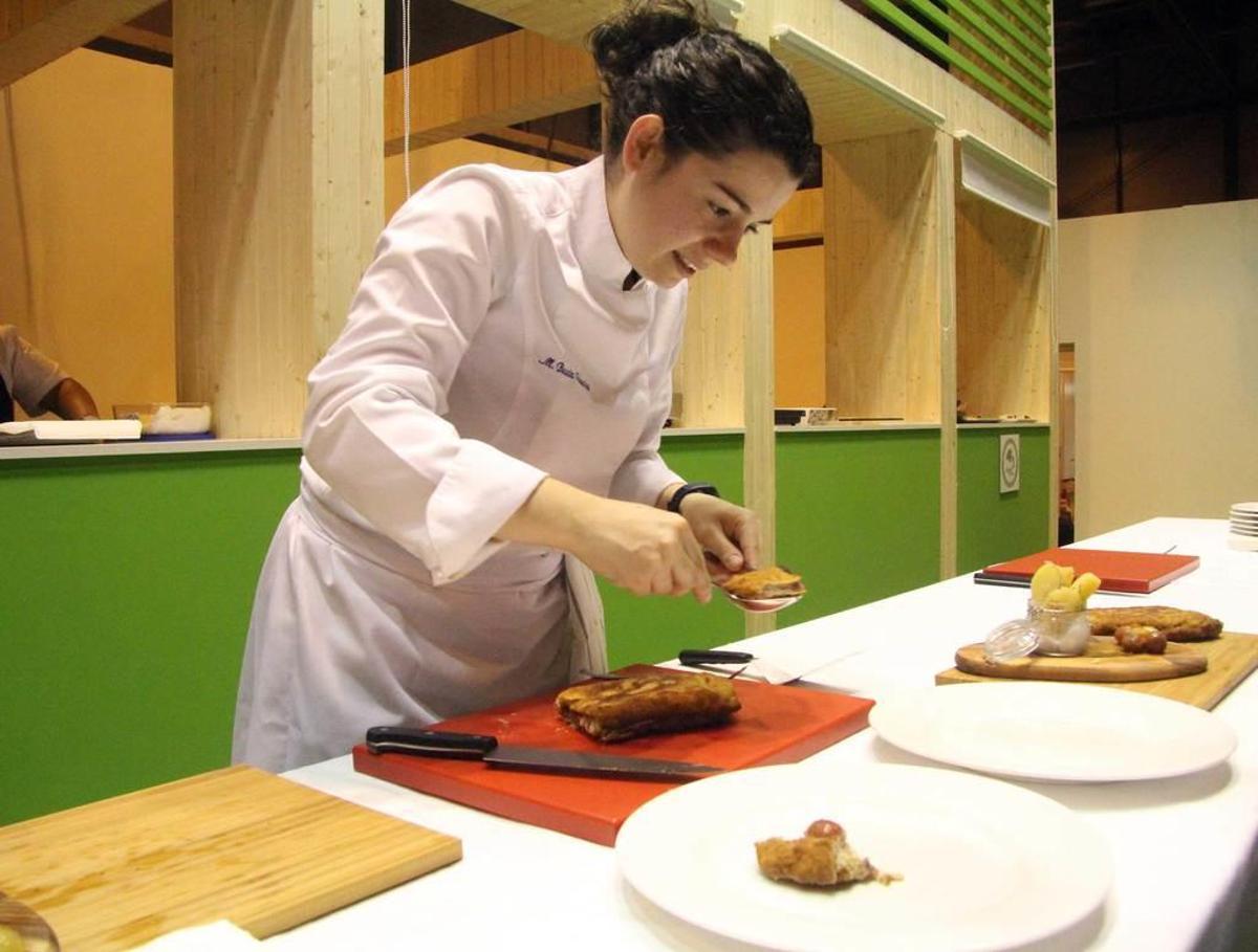 Pulso de cachopos en el Salón del Gourmet