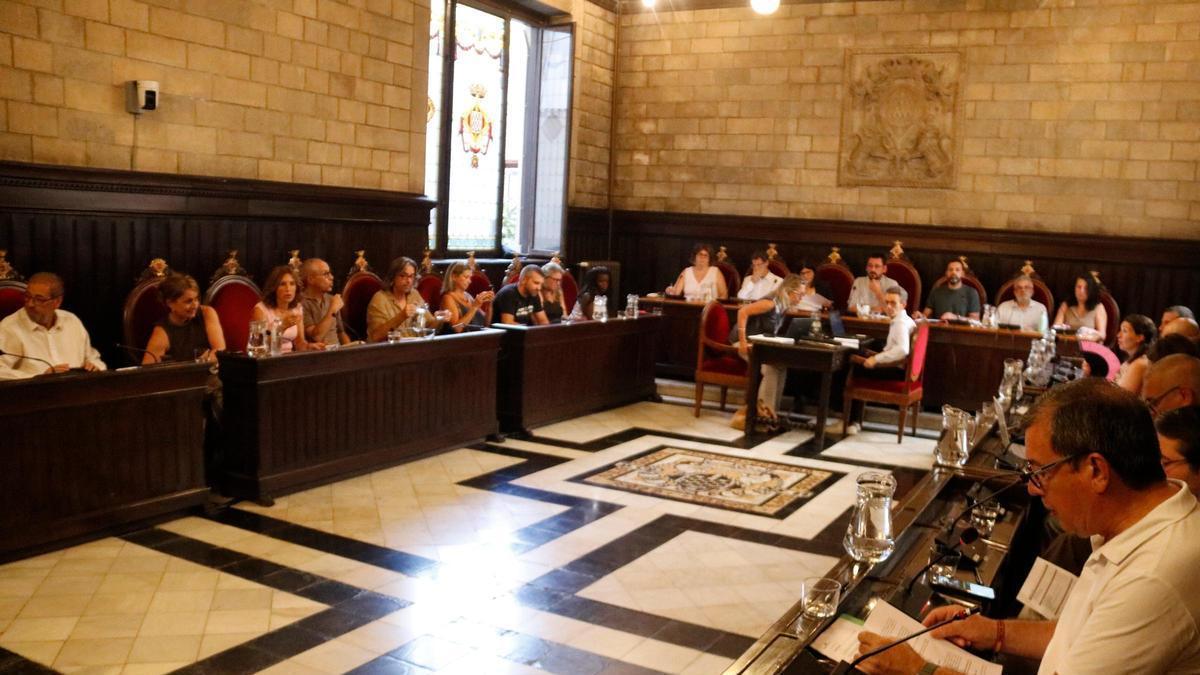 El ple ordinari de Girona de juliol, ahir