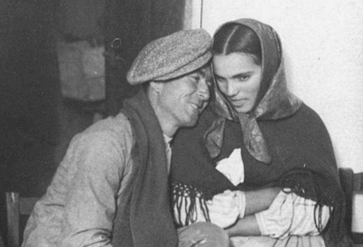 Una parella durant el festeig.