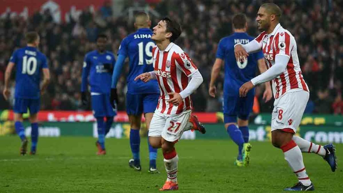 Bojan Krkic juega en el Stoke City