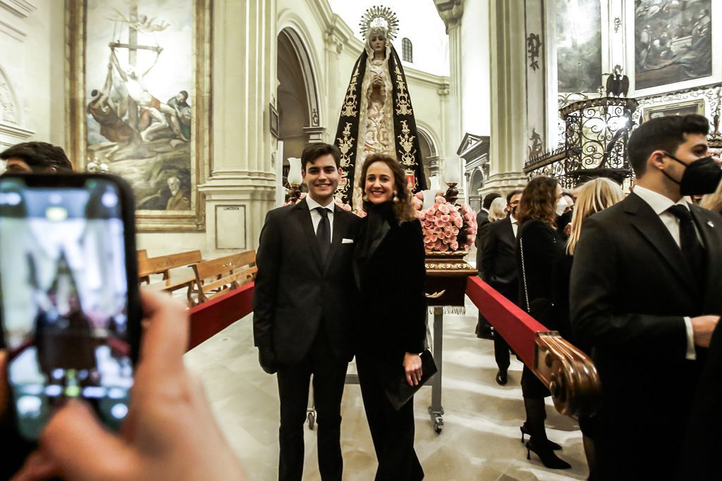 Semana Santa de Lorca 2022: Virgen de la Soledad del Paso Negro, iglesia y procesión