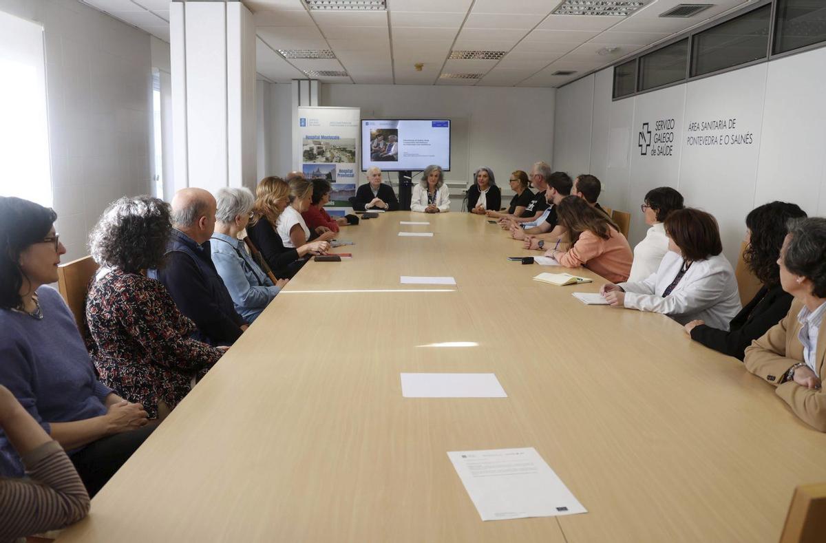 Presentación del programa en el Hospital Provincial, con profesionales y cuidadores informales. | GUSTAVO SANTOS