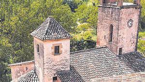 Vista de Mura per sobre de l’església de Sant Martí