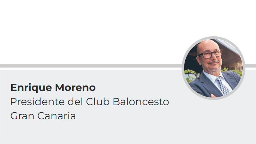 Enrique Moreno, Presidente del Club Baloncesto Gran Canaria