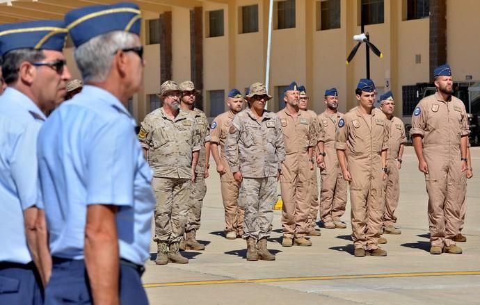 06/03/2019 BASE AEREA DE GANDO, TELDE. Acto de despedida del personal de 11º Contingente del Destacamento Grappa. (SAR). SANTI BLANCO