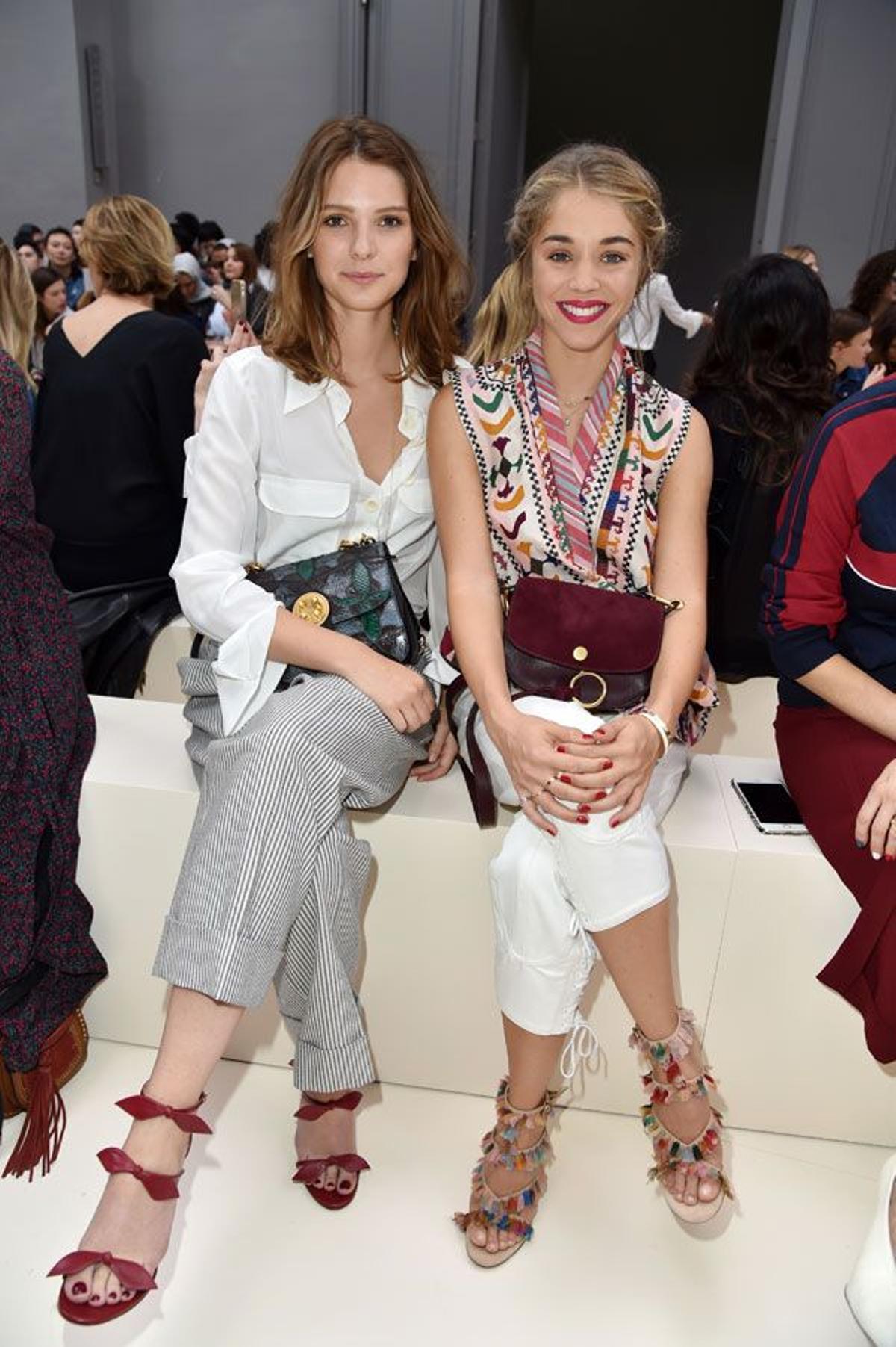 Front row Paris Fashion Week: Josephine Japy y Alice Isaaz