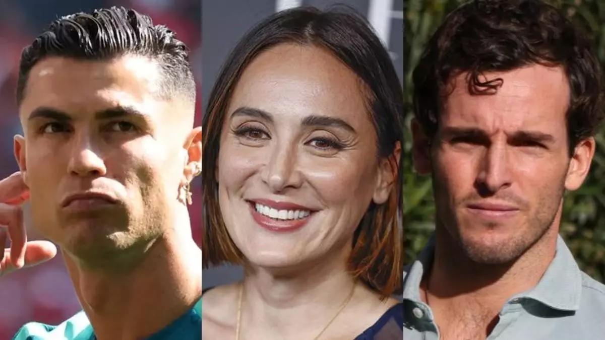 Cristiano Ronaldo, Tamara Falcó e Iñigo Onieva