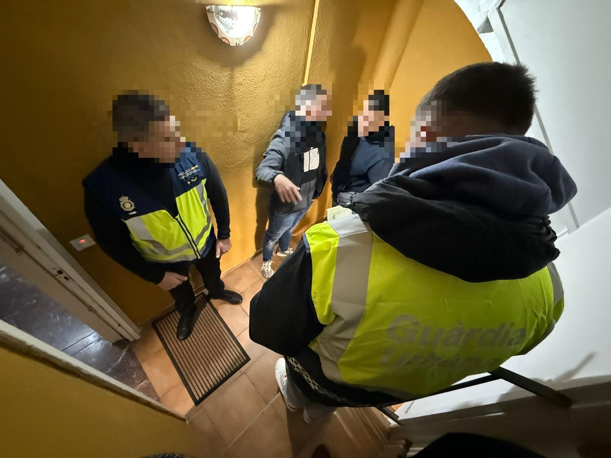 Les imatges de l'operació conjunta de Policia Nacional i Guàrdia Urbana de Figueres contra la prostitució