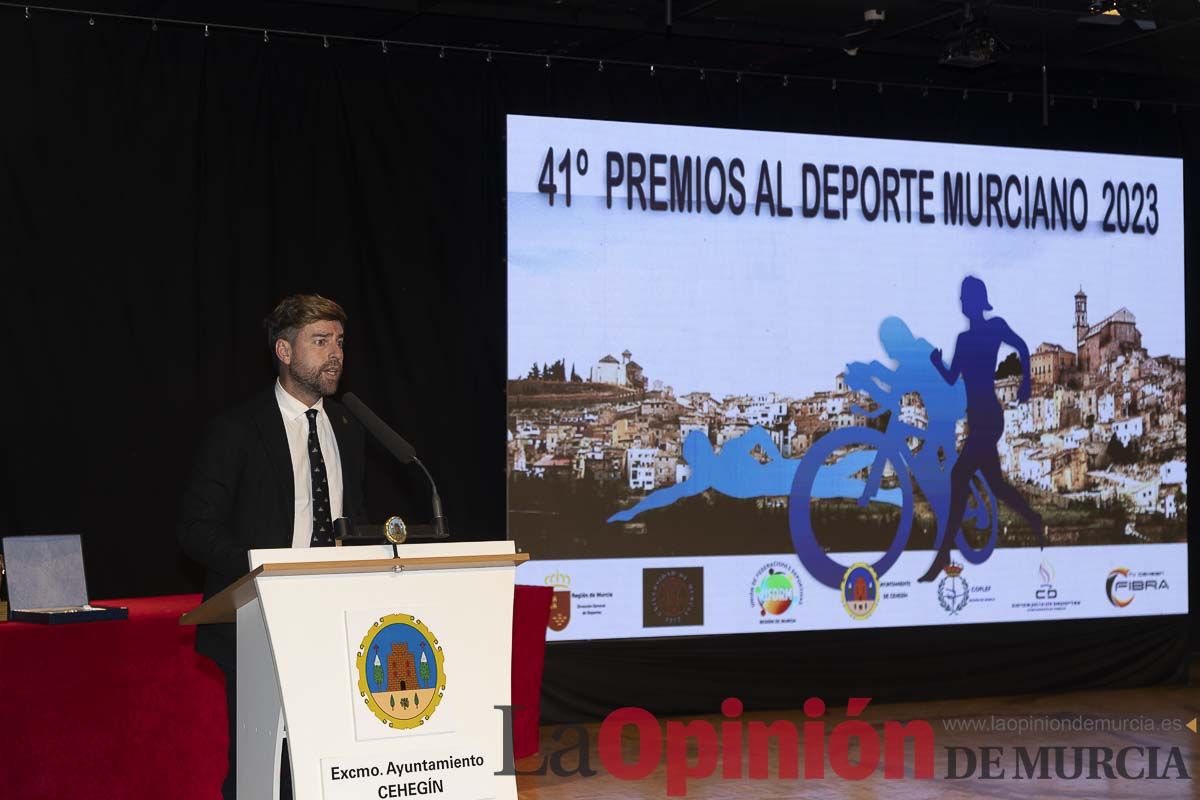 Descubre los ganadores de los Premios al Deporte Murciano celebrados en Cehegín