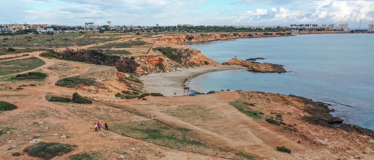 Entorno de Cala Mosca, en el litoral de Orihuela