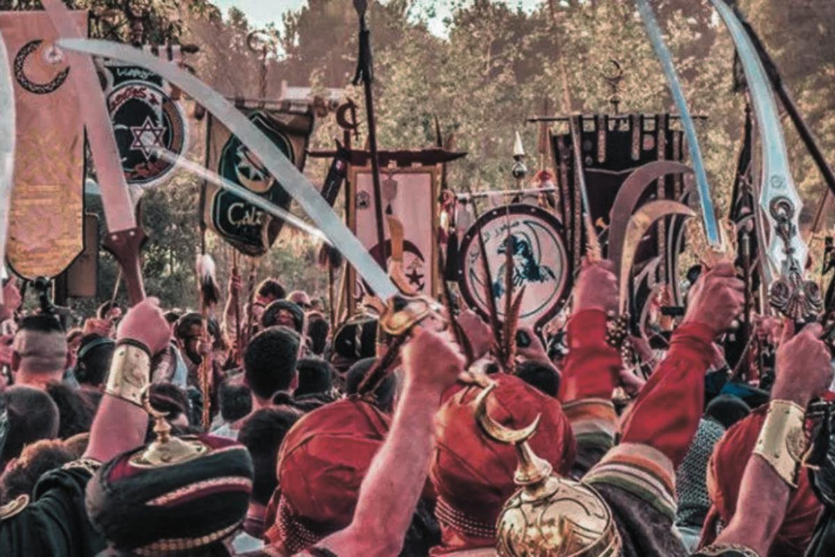Imagen de archivo de las Fiestas del Escudo 'La Invasión'.
