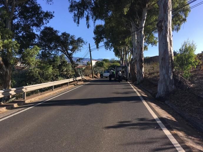 Un motorista muerto tras chocar con otro en Teror