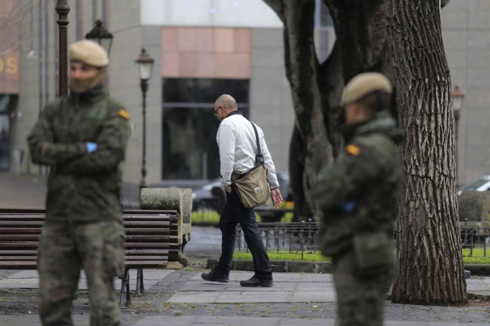 Militares en La Laguna