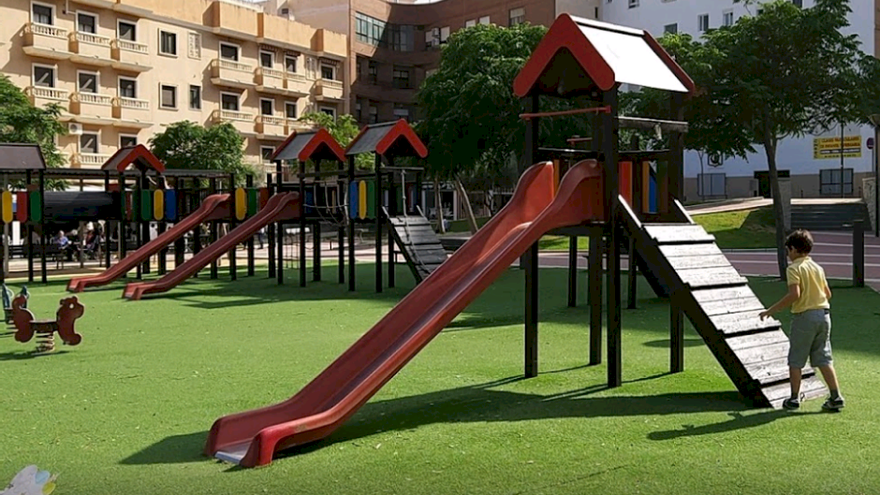 Un parque infantil de Crevillent