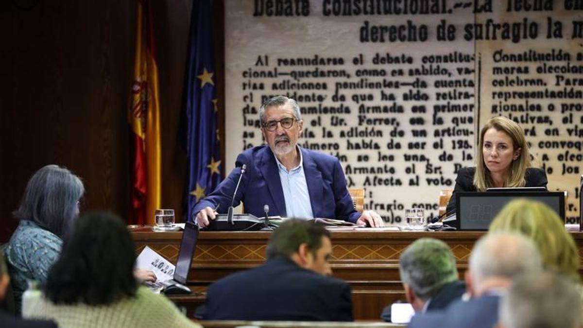 El excomisionado del Gobierno para la dana y exsecretario autonómico de Emergencias, José María Ángel Batalla, interviene hoy en el Senado.