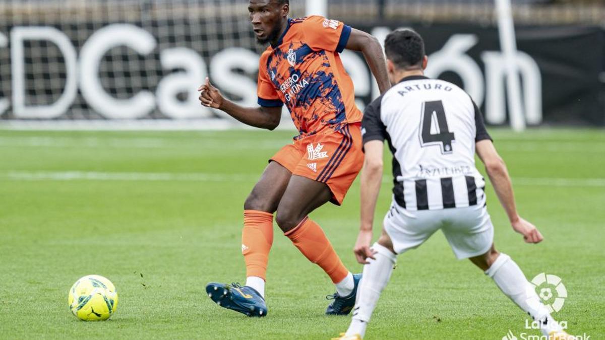 Yac Diori, en el encuentro que se enfrentó al Castellón en Castalia la pasada temporada.