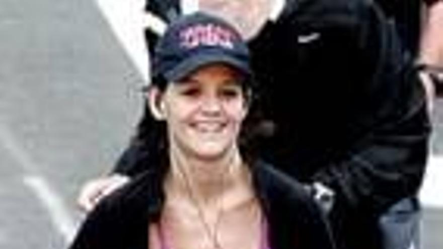 Katie Holmes. La actriz acaba un maratón tres horas después