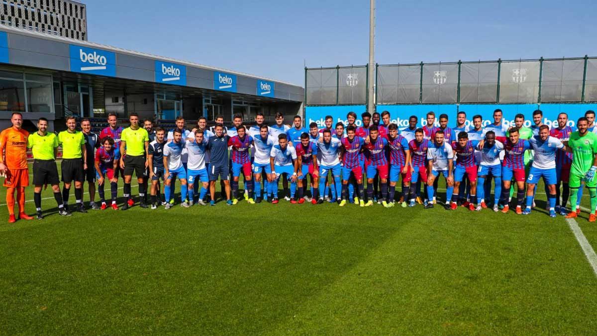 El Barça disputó un amistoso contra el AE Prat