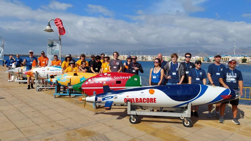 Los submarinos a pedales de Arinaga