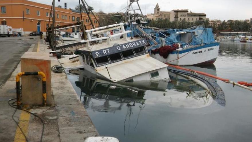 Das Boot ging in Palmas Hafen unter.