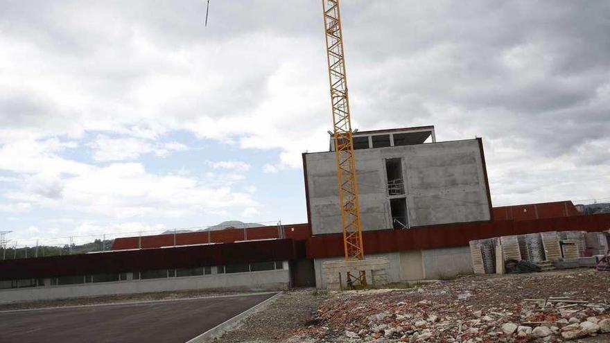 Estado de las obras de la Escuela Superior de Arte, en el parque empresarial.