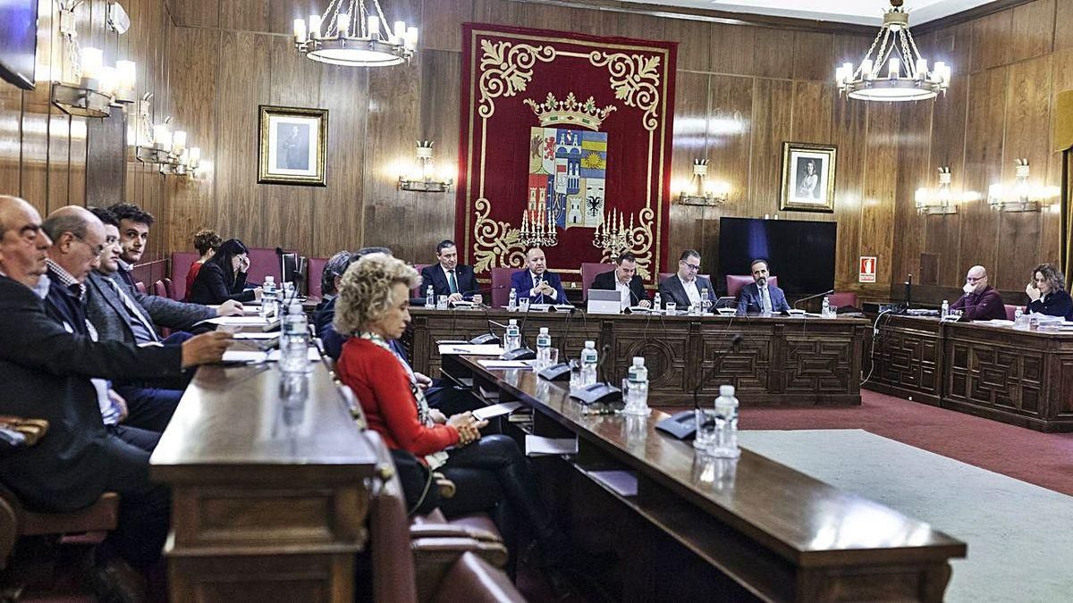 Pleno de la Cámara de Comercio.