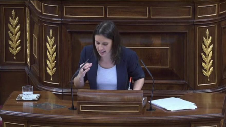 Vídeo / Irene Montero: "No les importa España, les importa, como a Corleone, la familia"