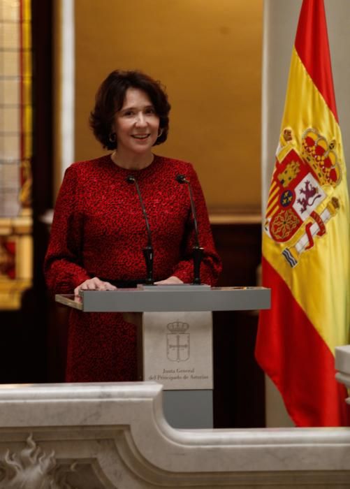 40.º aniversario de la Carta Magna en el Parlamento asturiano