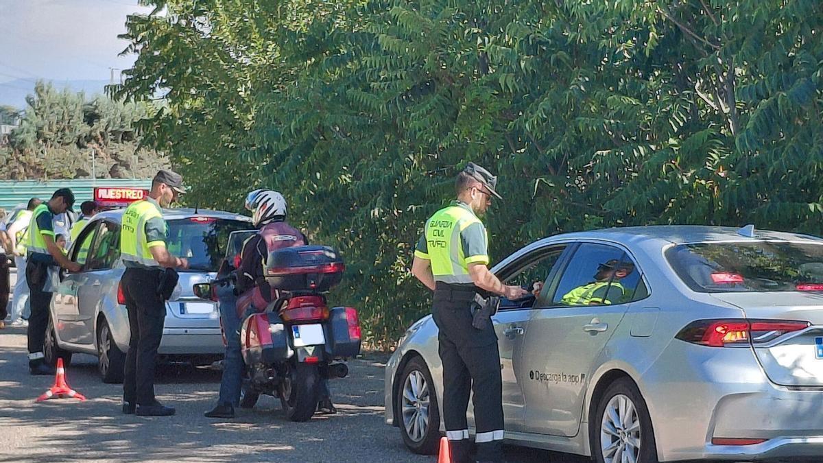 Control de la Guardia Civil.