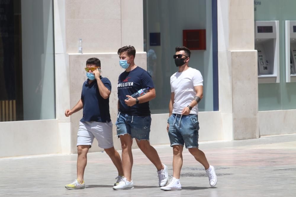 El terral acerca las máximas a los 40 grados en Málaga.