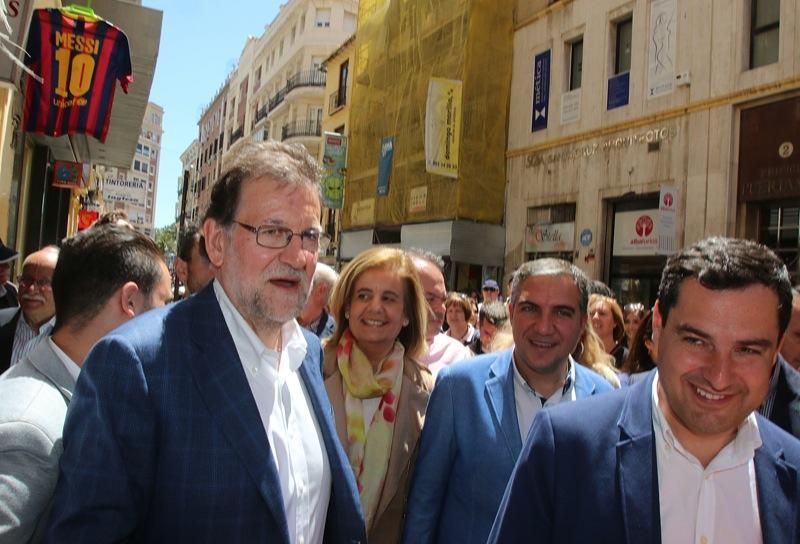 Mariano Rajoy inicia la precampaña en Málaga