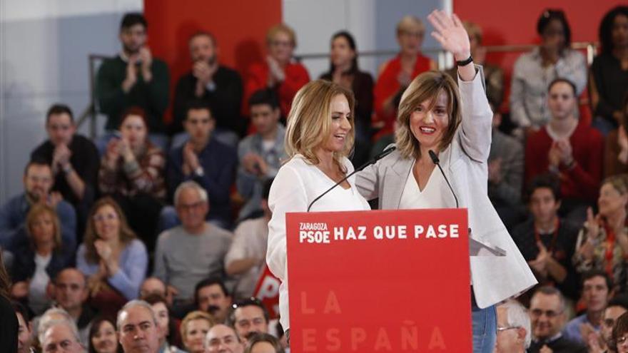 Pilar Alegría confía en su «gran equipo» para desbancar a ZeC