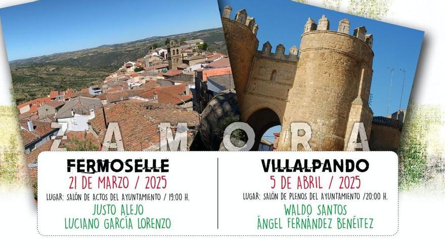 Cartel promocional del ciclo de poesía por la provincia de Zamora
