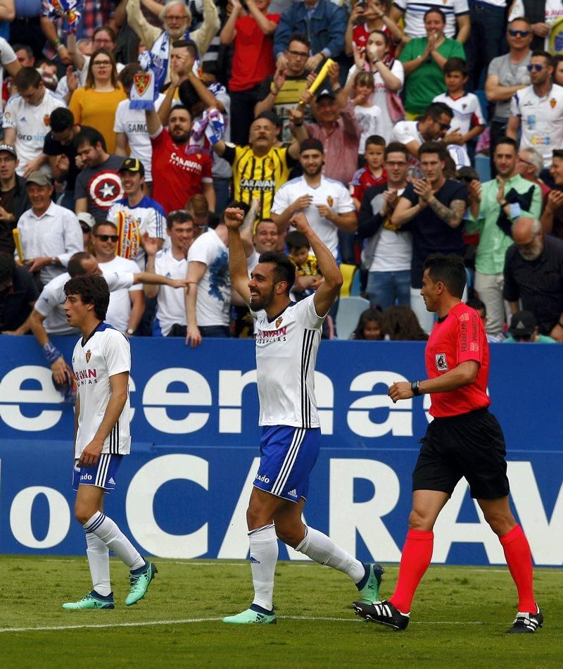 Sufrida victoria del Real Zaragoza contra el Sporting de Gijón