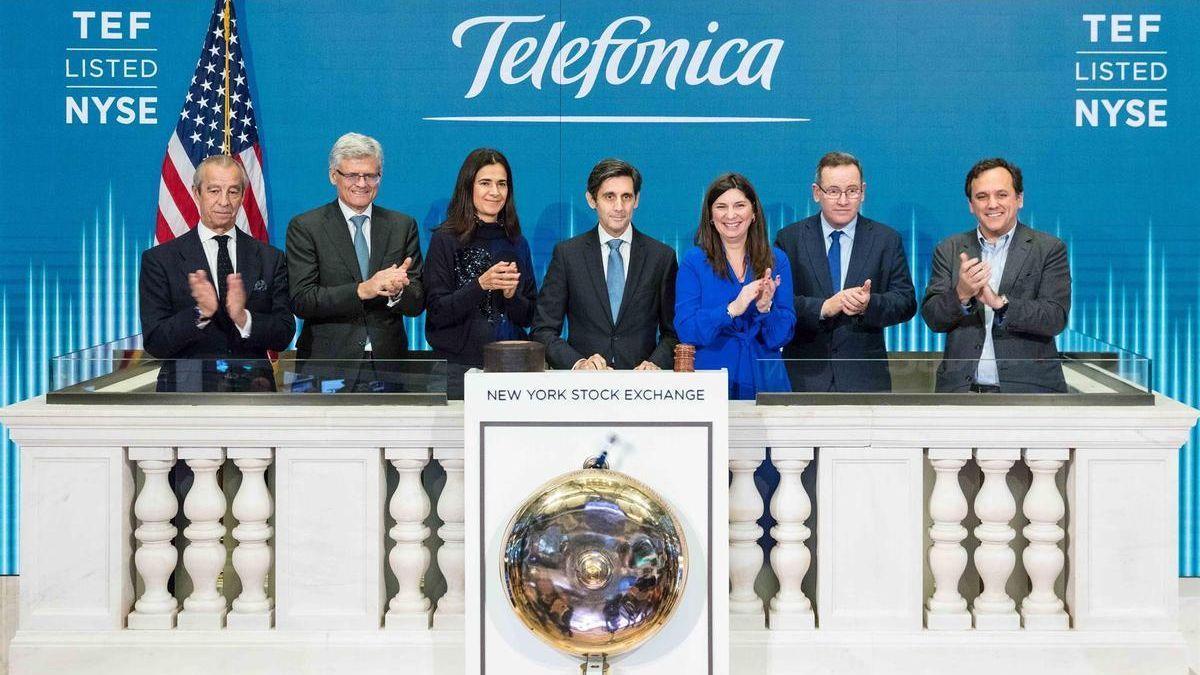 Telefónica en la Bolsa de Nueva York