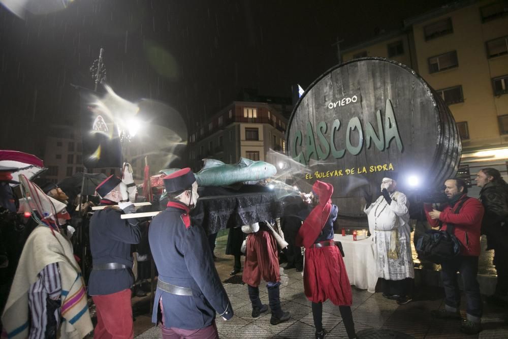 Entierro de la sardina en el Carnaval de Oviedo