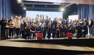 Los homenajeados en la Gala del Deporte de Orpesa 2025