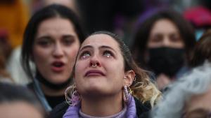 Imagen de la manifestación del 8M en las calles de Madrid.