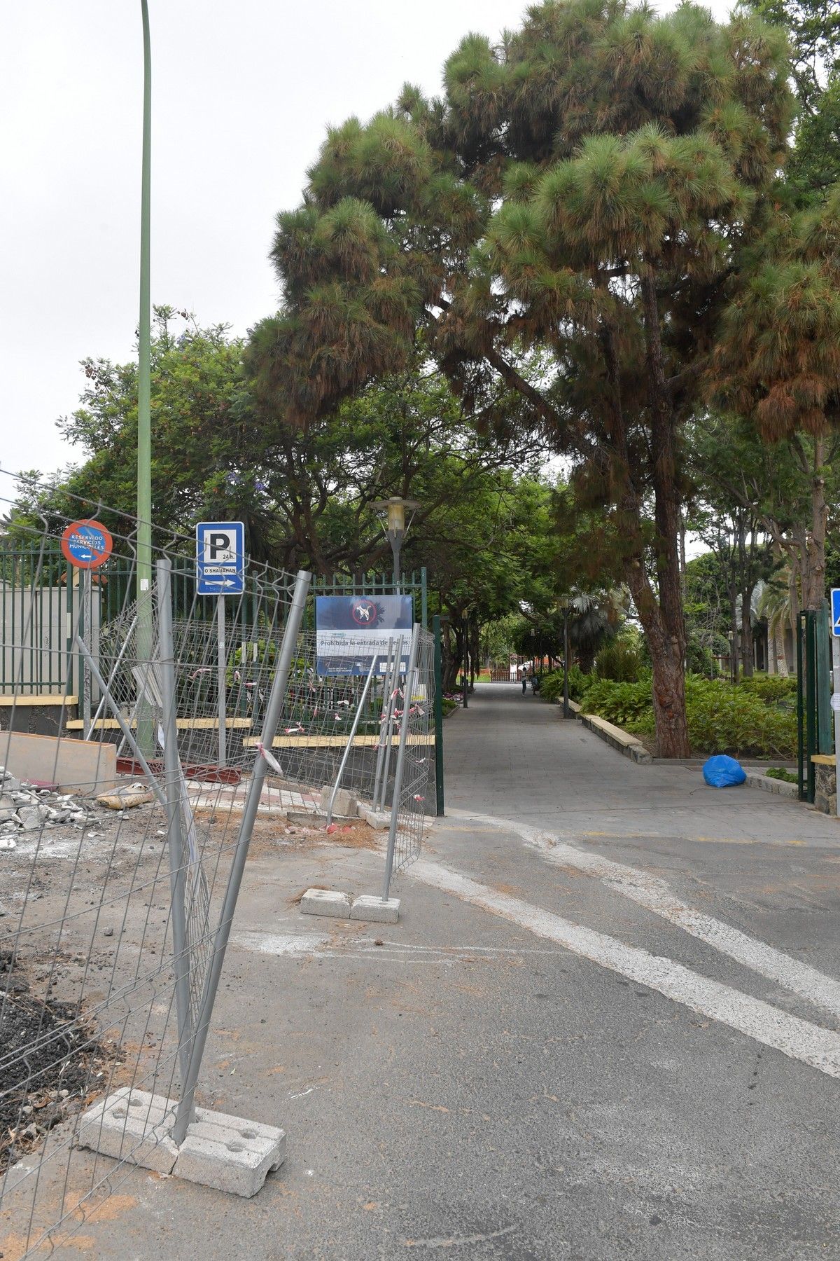 Entrada del parque Doramas