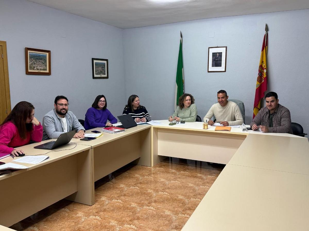 Reunión de representantes de la mancomunidad, en 2025.