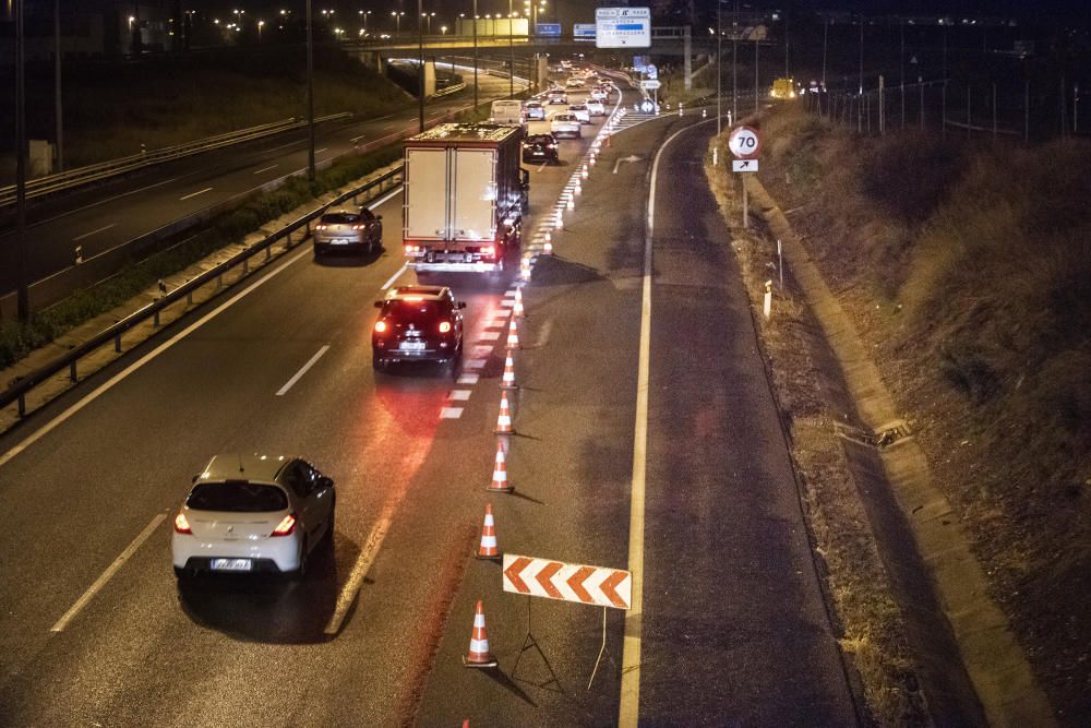 Un fort temporal afecta la Catalunya Central