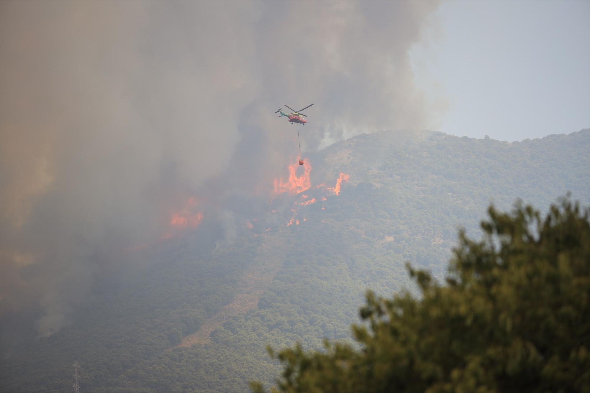 Declarado un incendio en la Sierra de Mijas