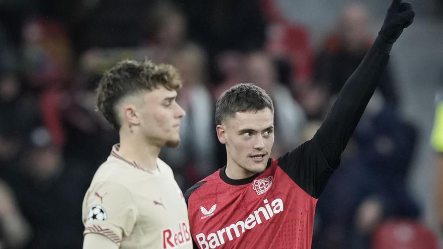 Bayer Leverkusen - Salzburgo | El doblete de Florian Wirtz