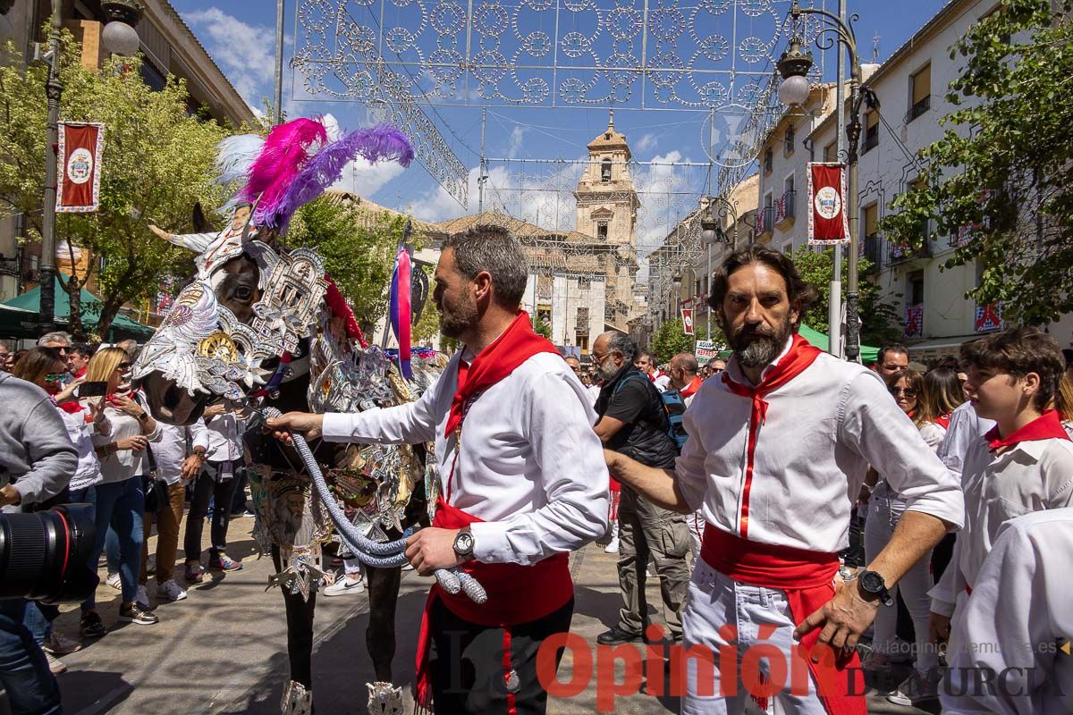 Recorrido Caballos del Vino día dos de mayo en Caravaca