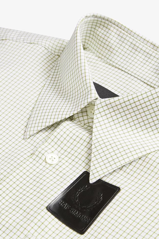 Camisa de cuadros de la colección de Raf Simons y Fred Perry
