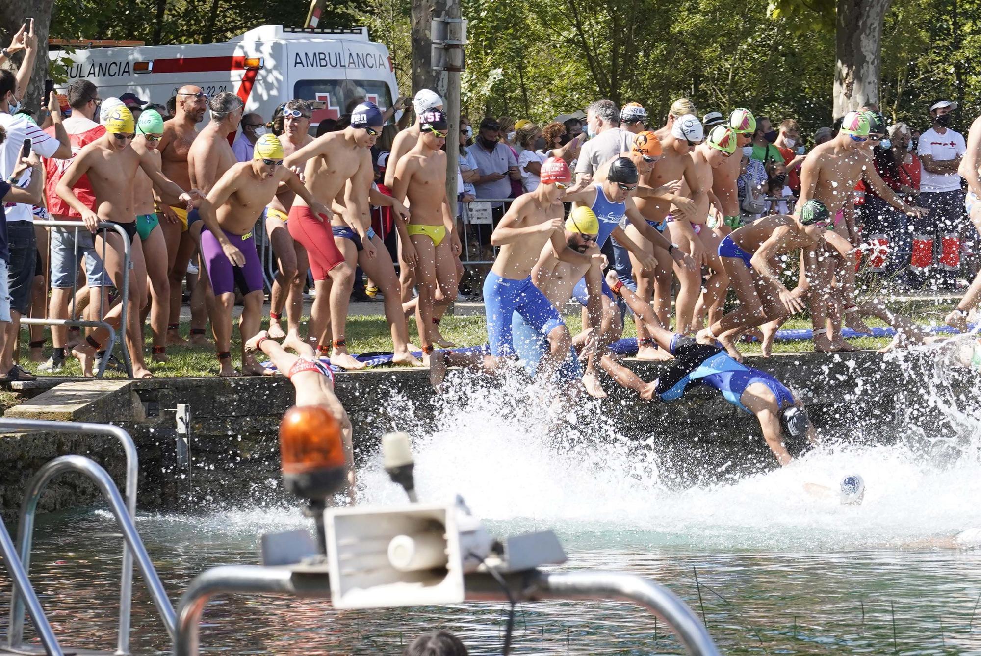 Gil i Galo es coronen a la Travessia de l'Estany de Banyoles