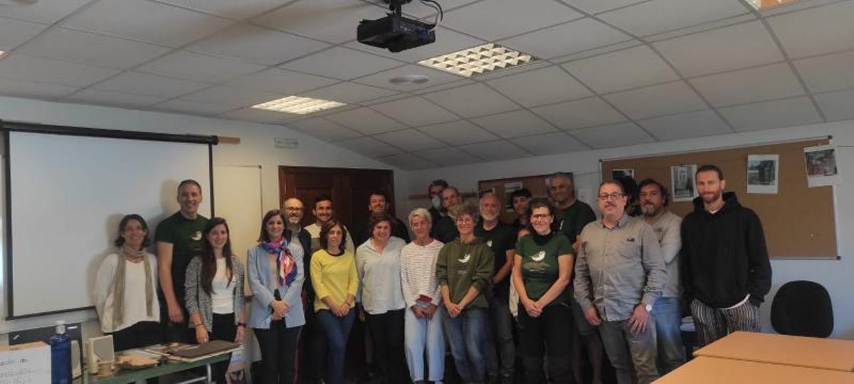 Participantes en el curso de Adega en el Patronato Beiramar.